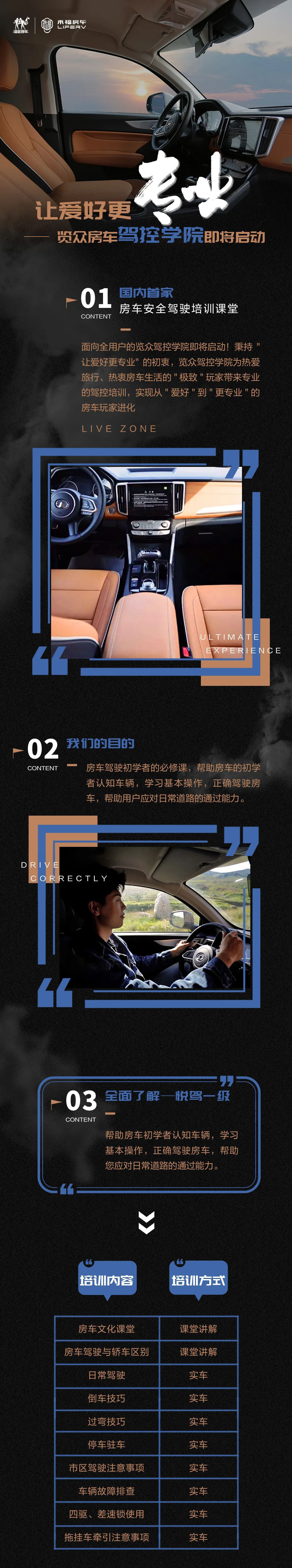 讓愛好更專業(yè)！覽眾房車駕控學(xué)院即將啟動(dòng)